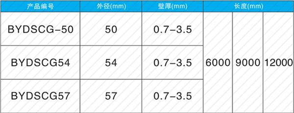 洛阳钳压式声测管产品规格尺寸